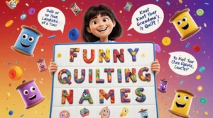 funny quilting names
