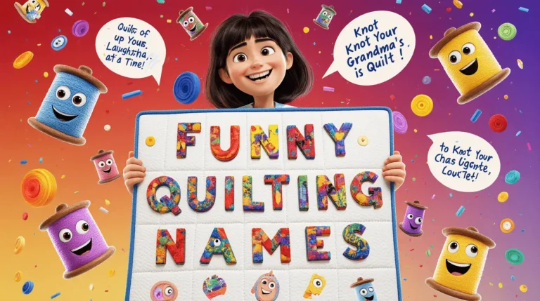 funny quilting names