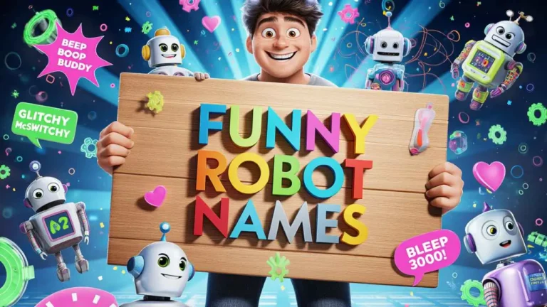 funny robot names