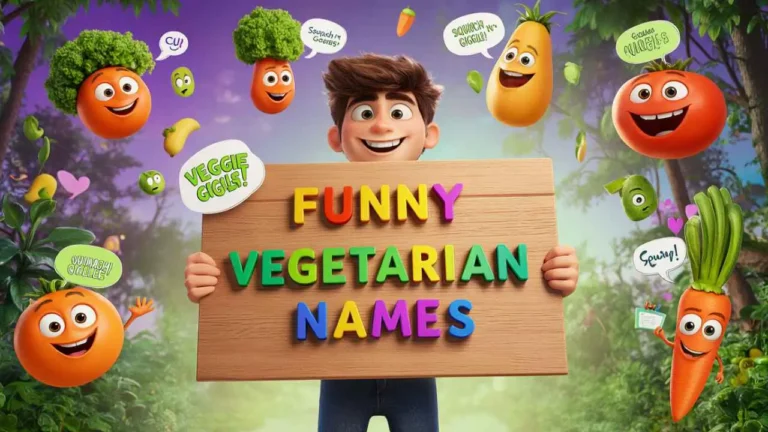 funny vegetarian names