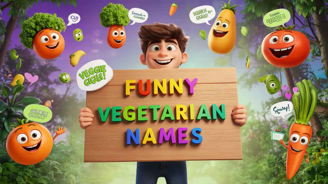 funny vegetarian names