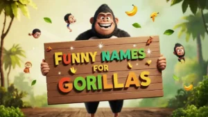 funny names for gorillas 