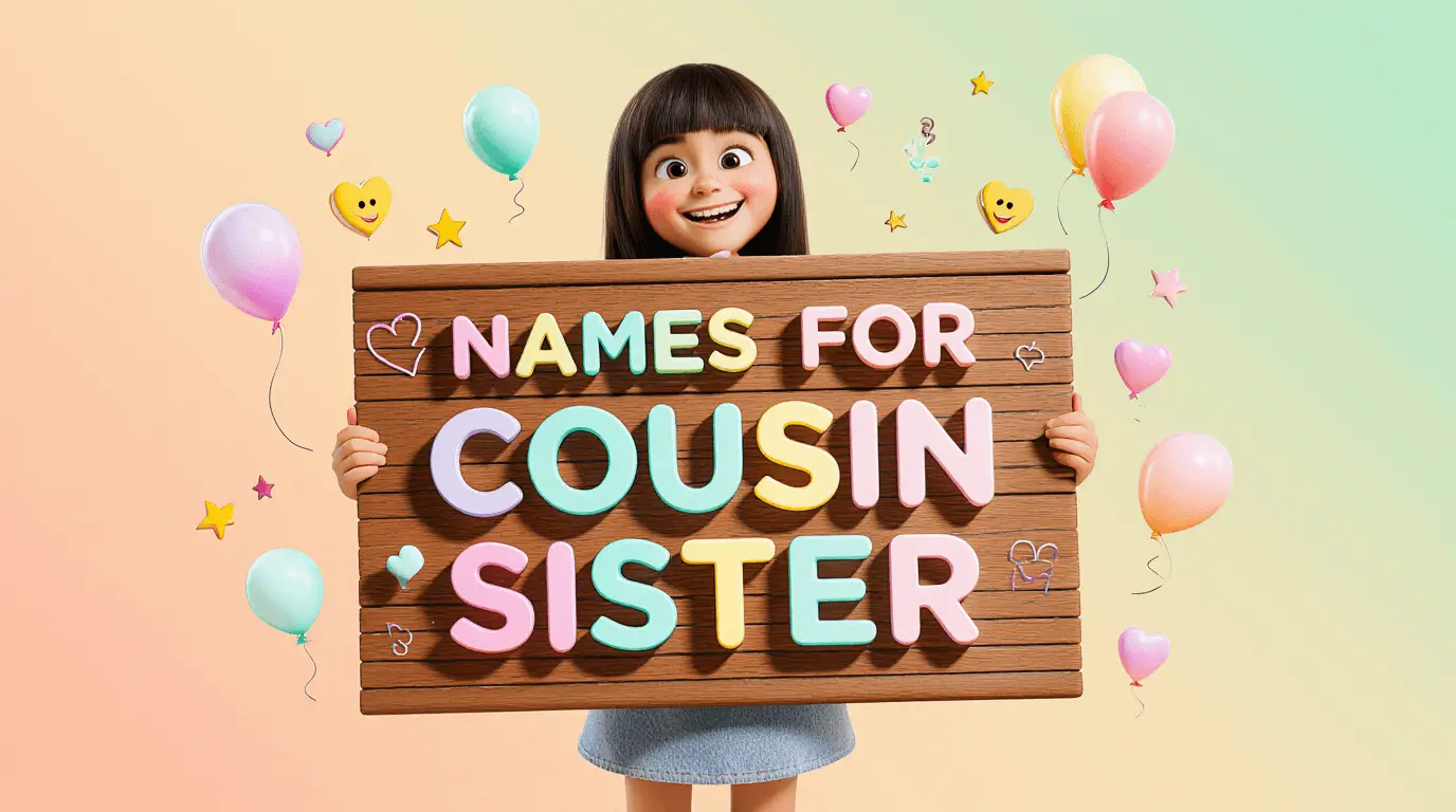 names for cousin sister
