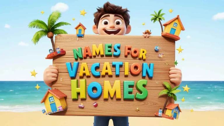 names for vacation homes
