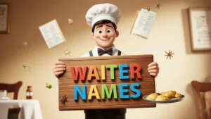 waiter names