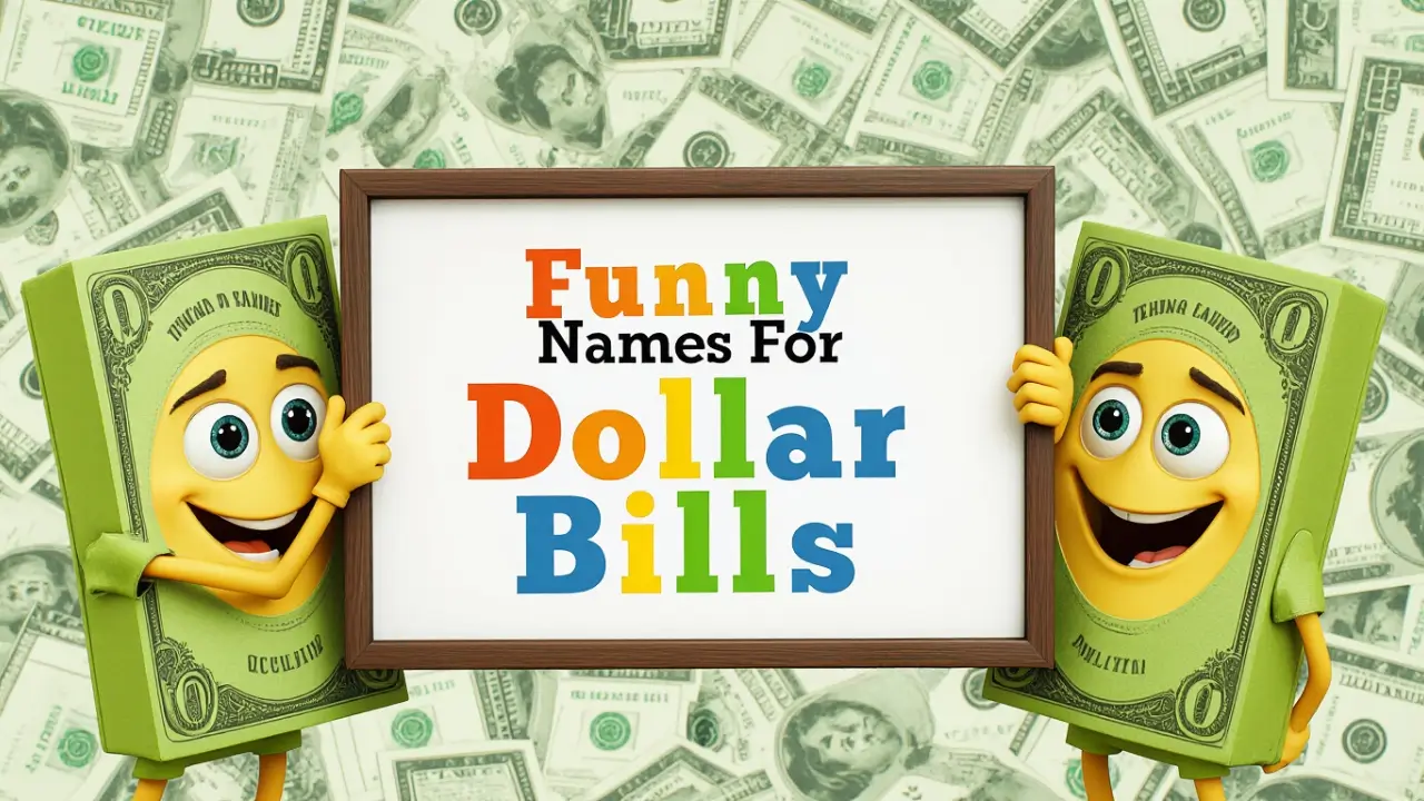 funny names for dollar bills