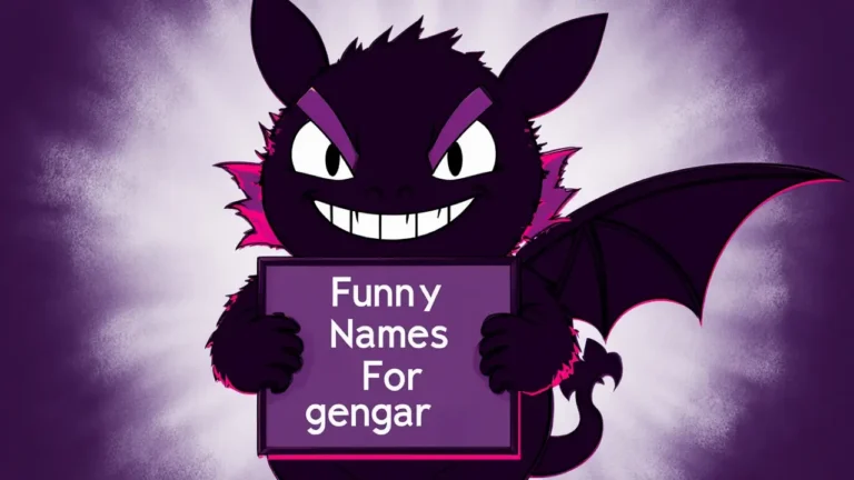 funny names for gengar