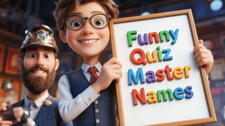 funny quiz master names