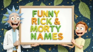 funny rick and morty names