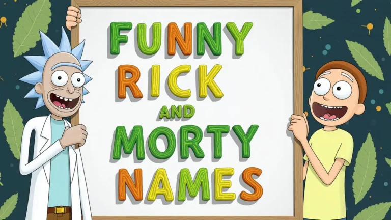 funny rick and morty names