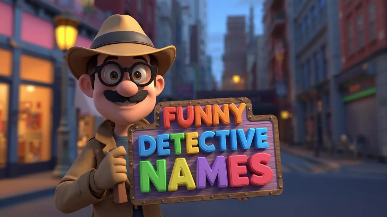 funny detective names