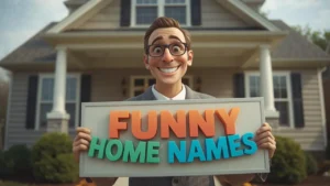 funny home names