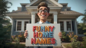 funny home names