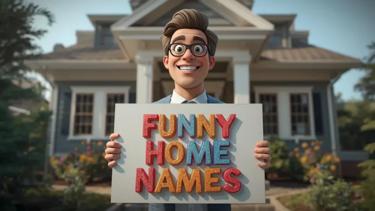 funny home names